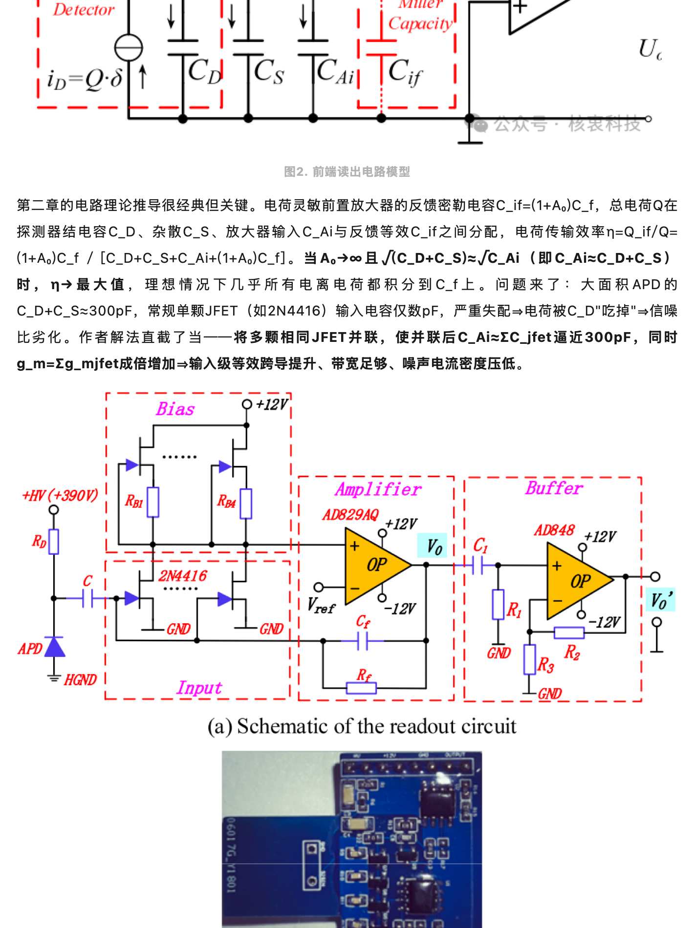 异军突起！成都理工团队提出新一代单光子雪崩二极管（APD）+8个并JFET+CsI(Tl)伽马能谱仪电子学架构，原稿第 3 部分