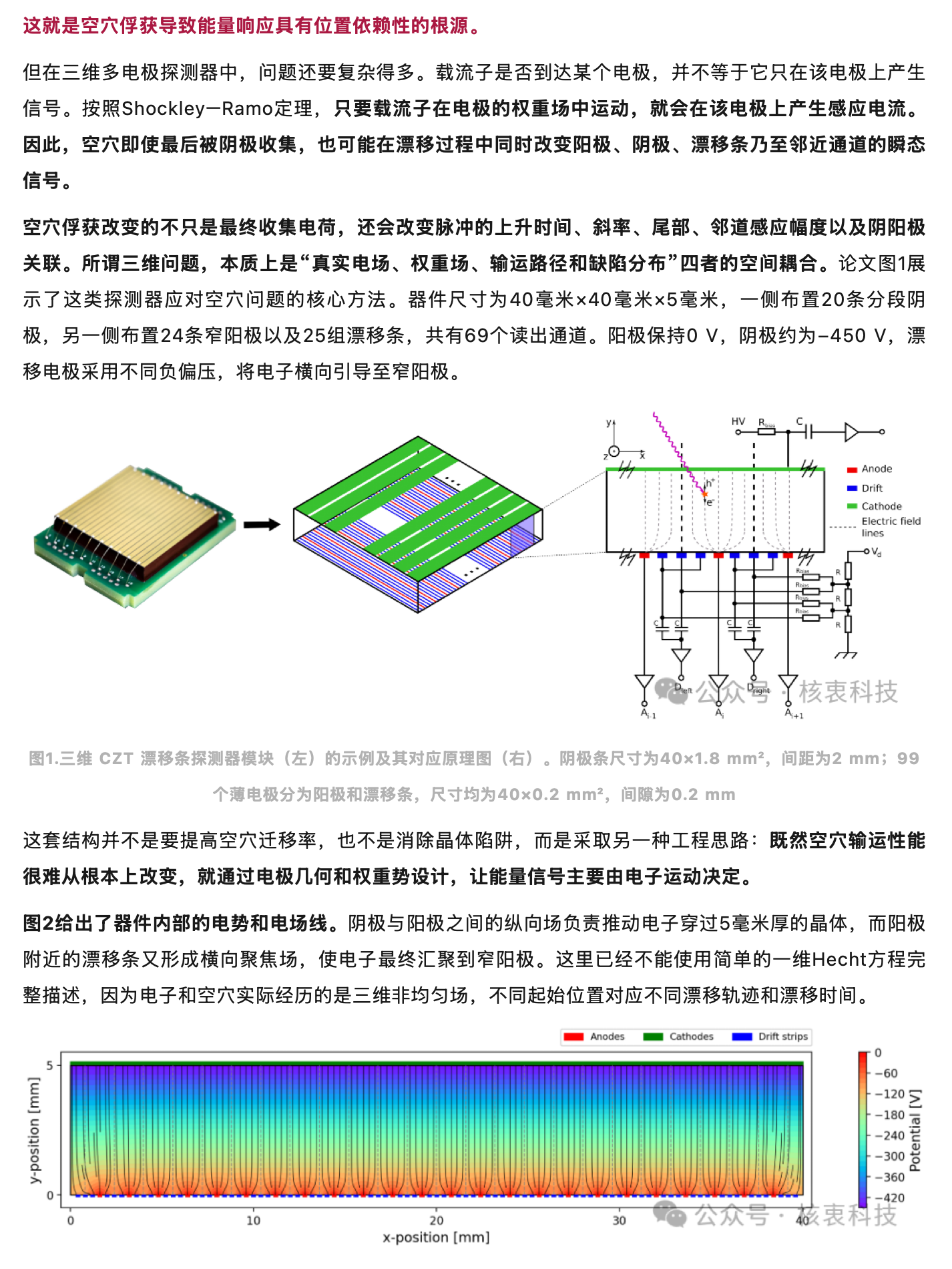 面试提问：解决半导体探测器的“三维空穴俘获”造成的电荷缺失问题到底难在哪？，原稿第 2 部分